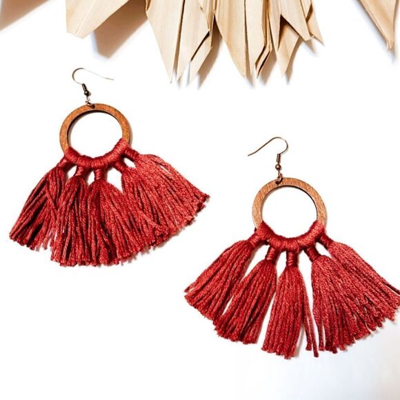 Boho statement earrings #784 - Picture 2 of 5